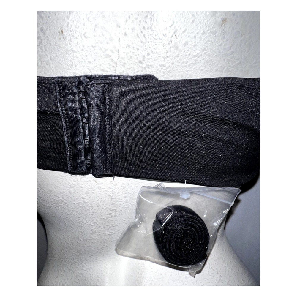 New Maidenform Sweet Nothings Black Strapless Convertible Underwire Bra 40D NWT - Picture 5 of 9